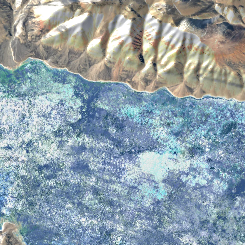 Ellesmere Island seen from above (Sentinel-2)