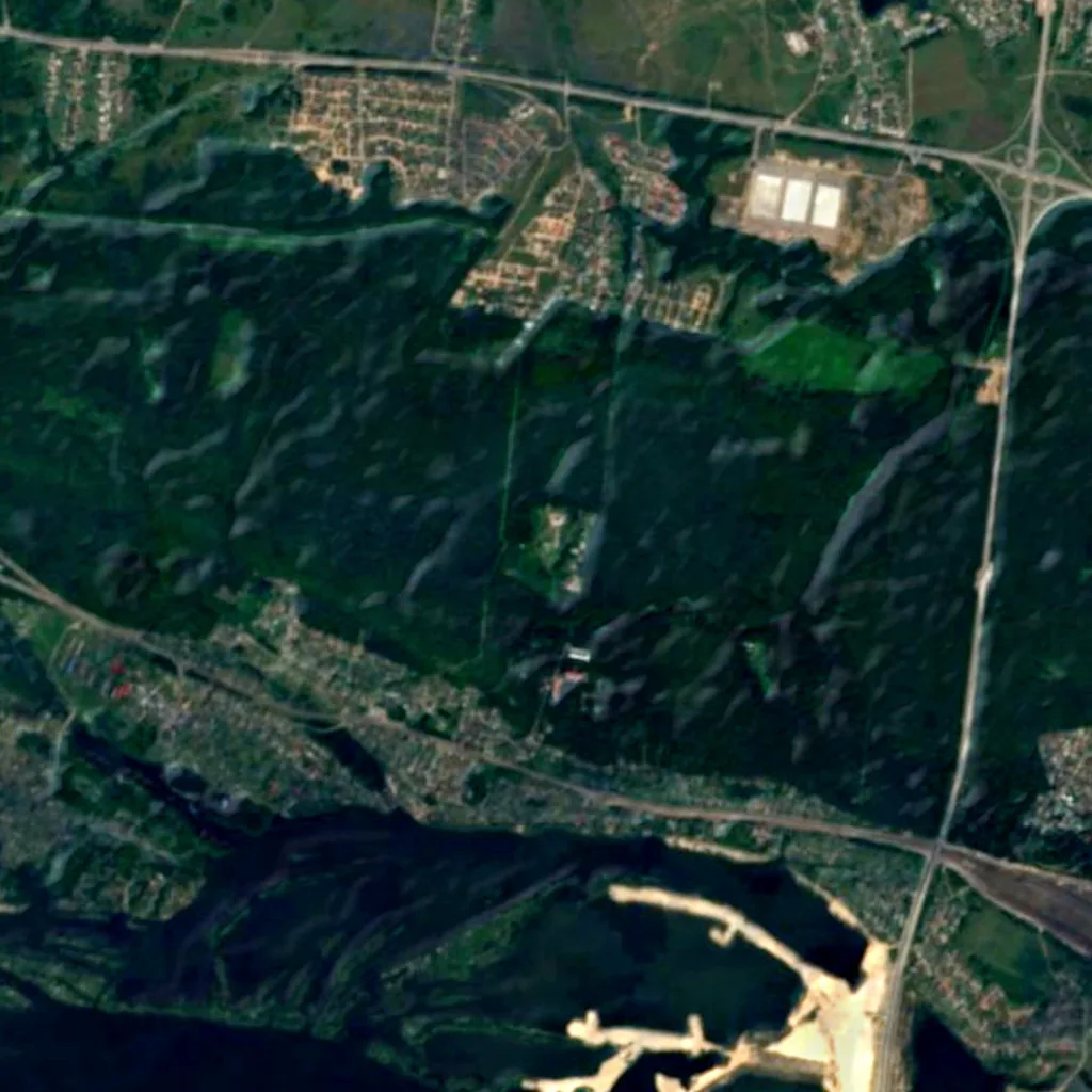 Engelhardt Observatory seen from above (Sentinel-2)