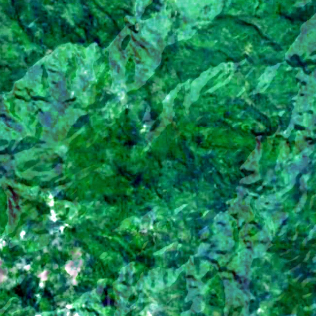 Espiritu Santo seen from above (Sentinel-2)