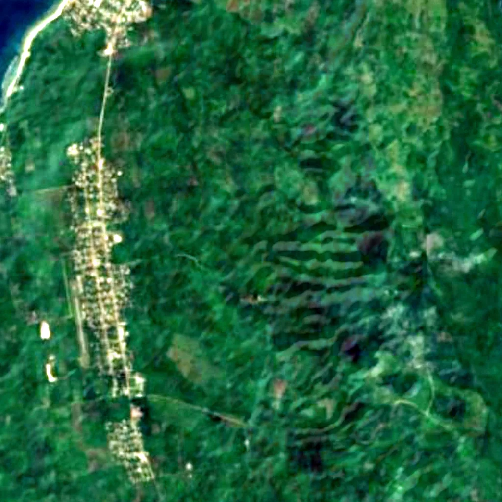 ʻEua seen from above (Sentinel-2)
