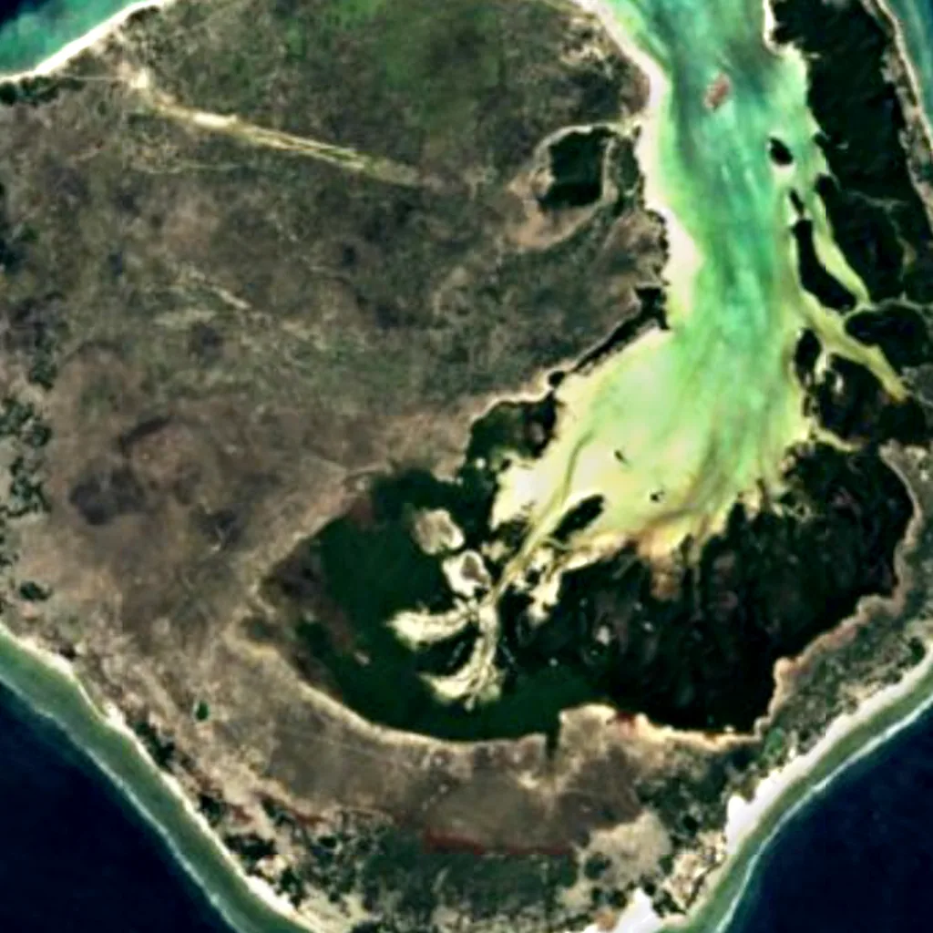 Europa Island seen from above (Sentinel-2)