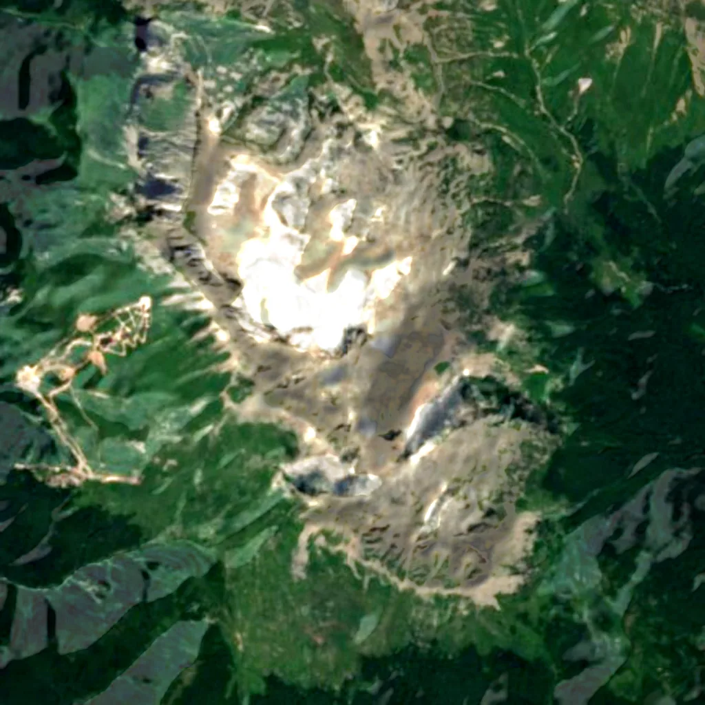 Fisht seen from above (Sentinel-2)