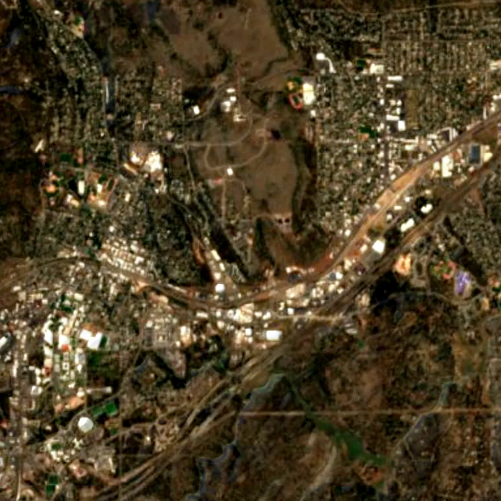Flagstaff seen from above (Sentinel-2)