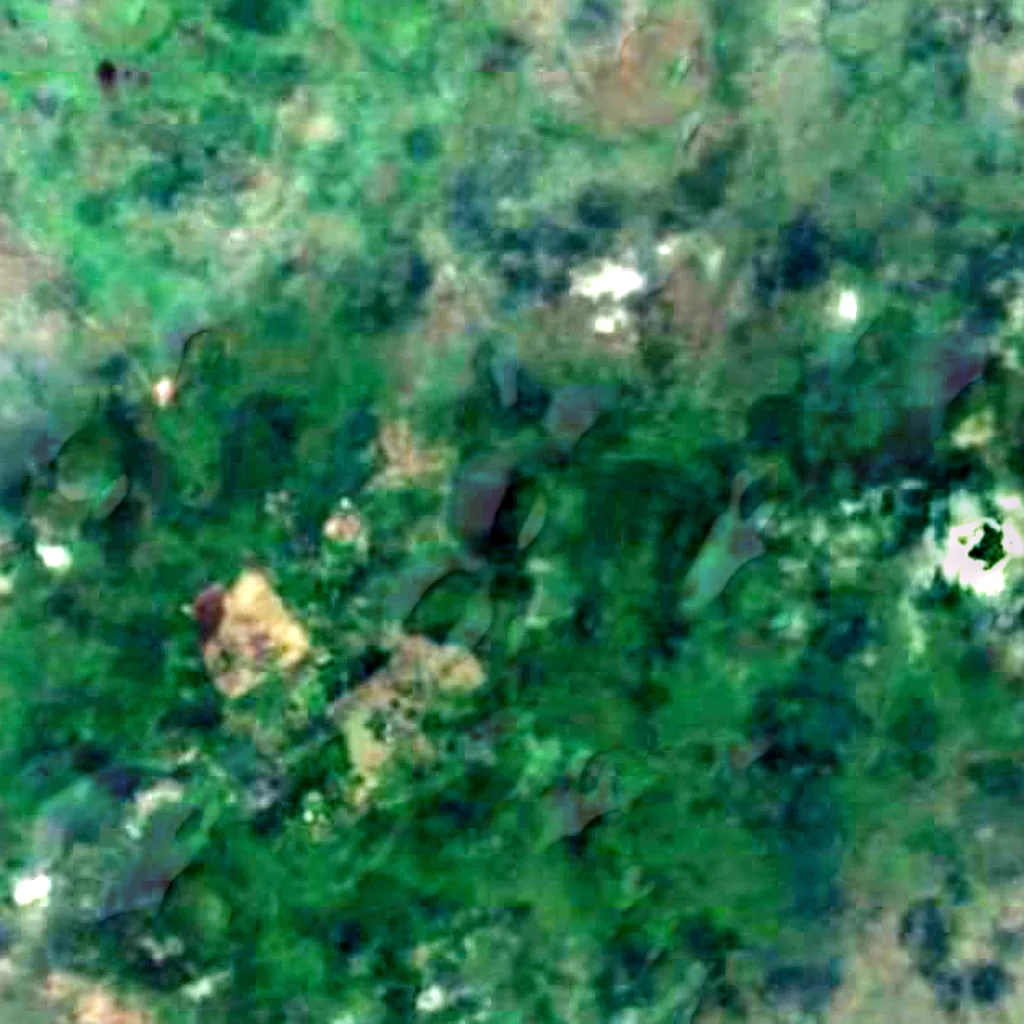 Floreana Island seen from above (Sentinel-2)