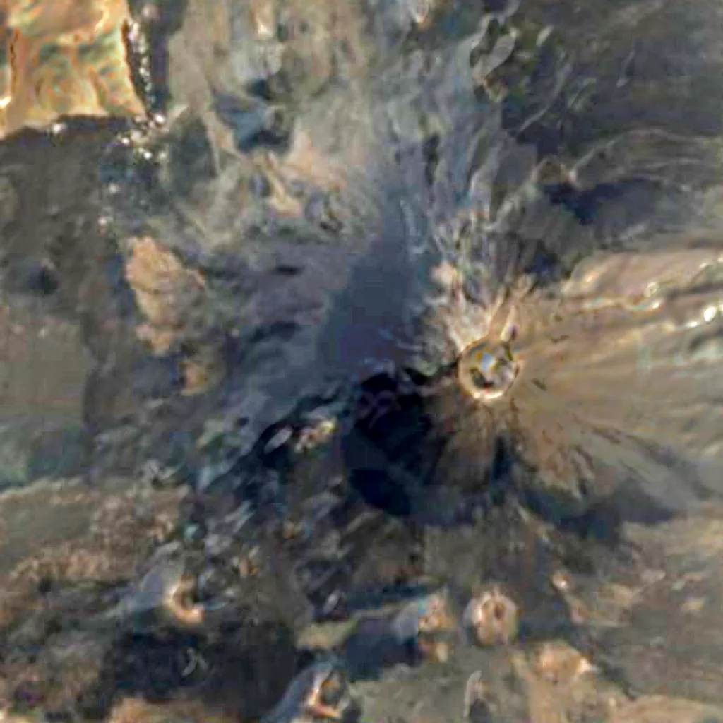 Fogo seen from above (Sentinel-2)