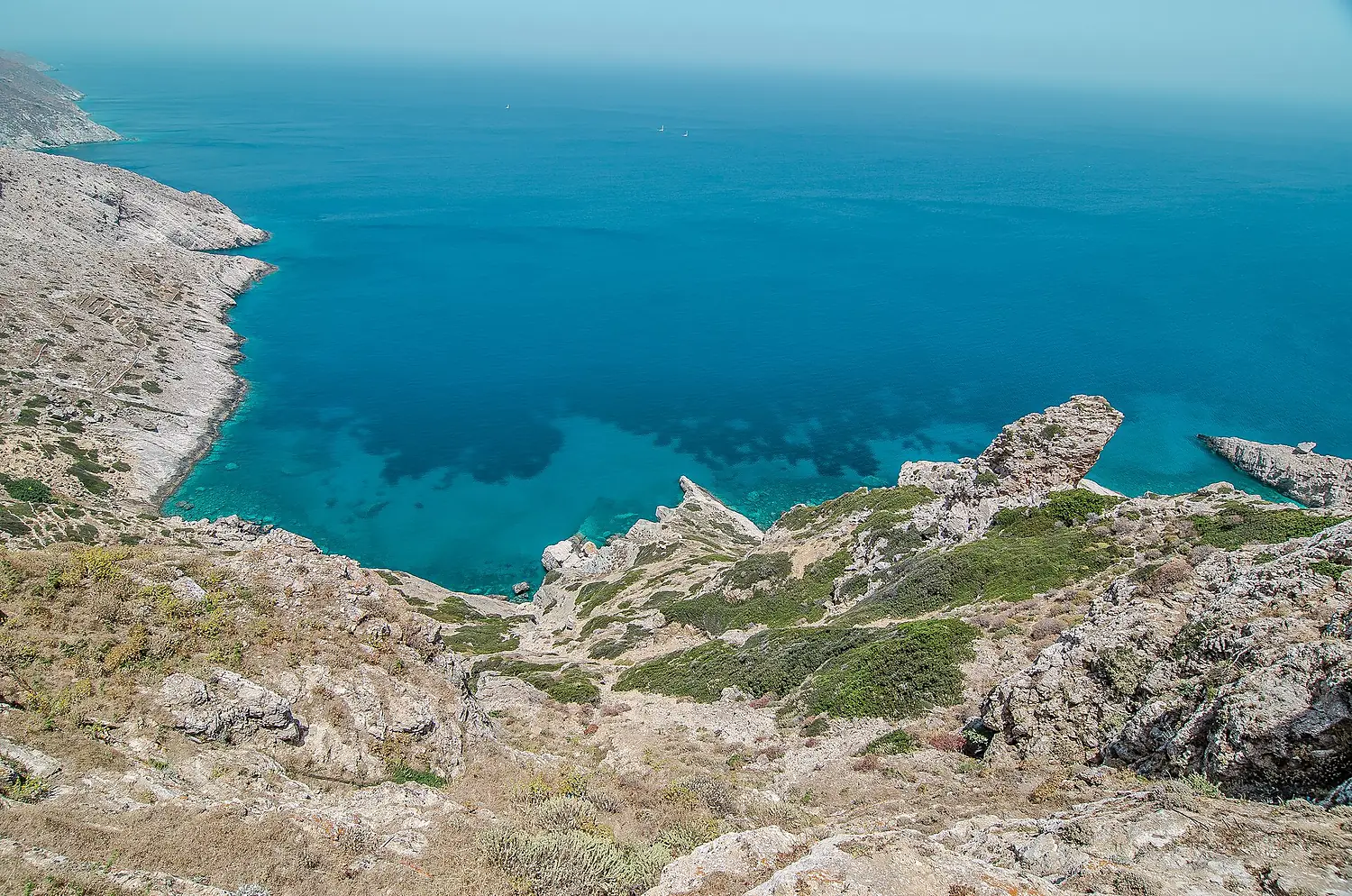 Cliff, Folegandros, Greece