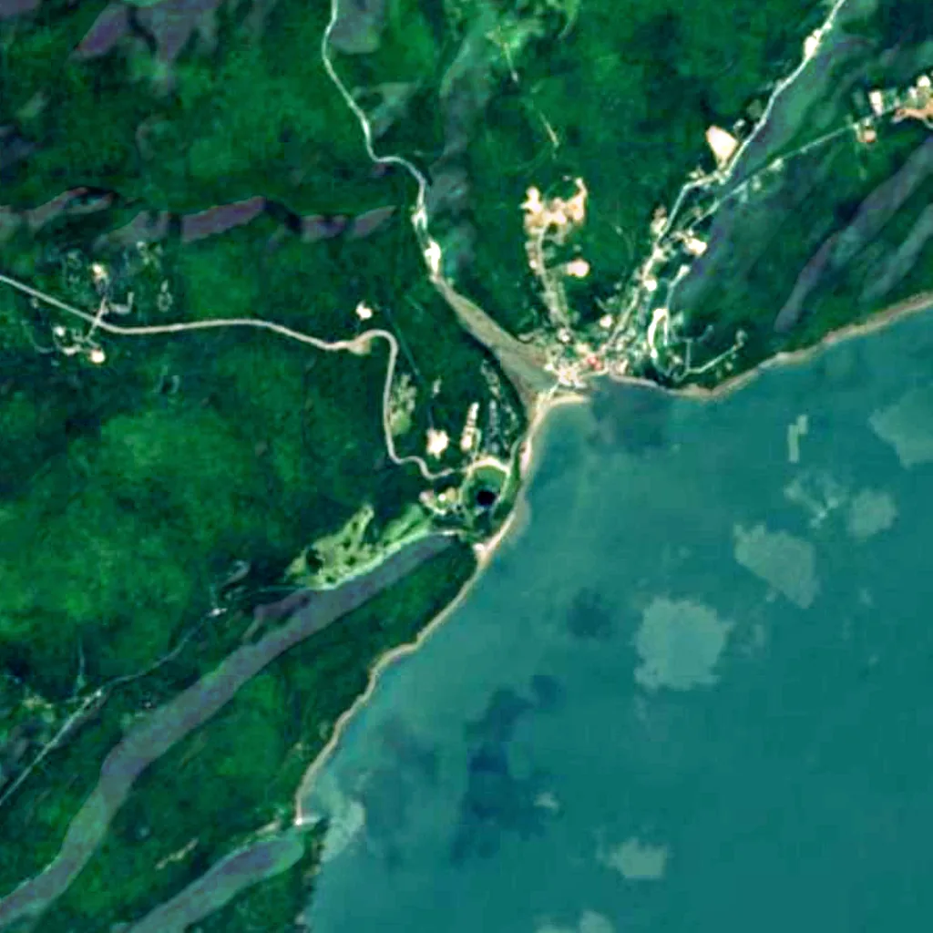 Fundy National Park seen from above (Sentinel-2)