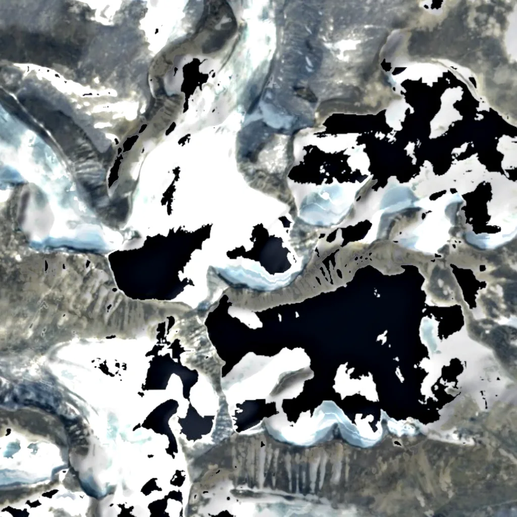 Galdhøpiggen seen from above (Sentinel-2)