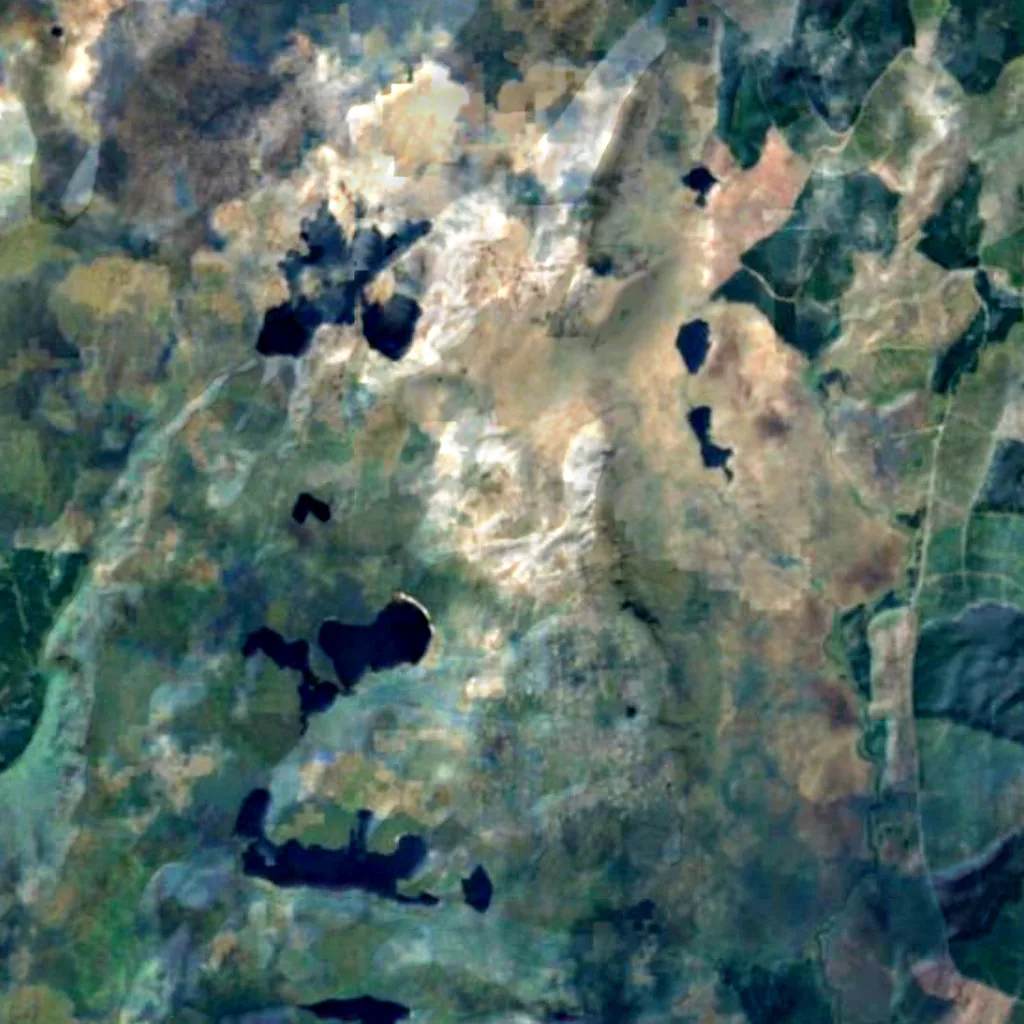 Galloway Forest Park seen from above (Sentinel-2)