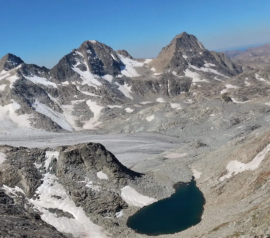 Mount Whitecap and Ladd Peak