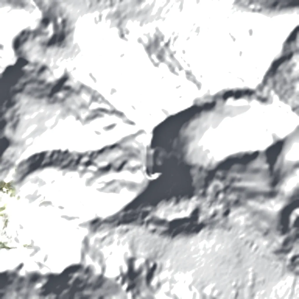 Gasherbrum IV seen from above (Sentinel-2)