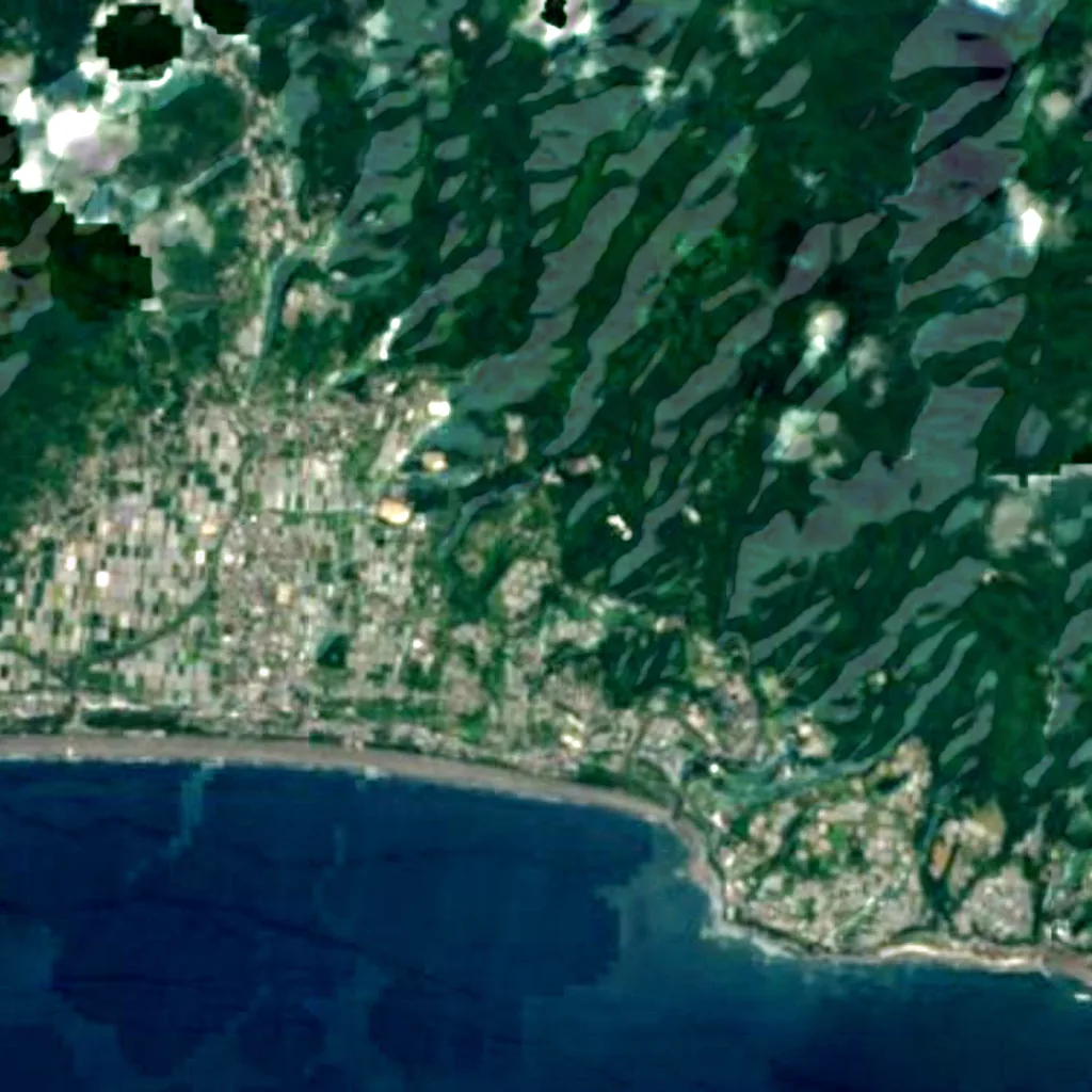 Geisei observatory seen from above (Sentinel-2)