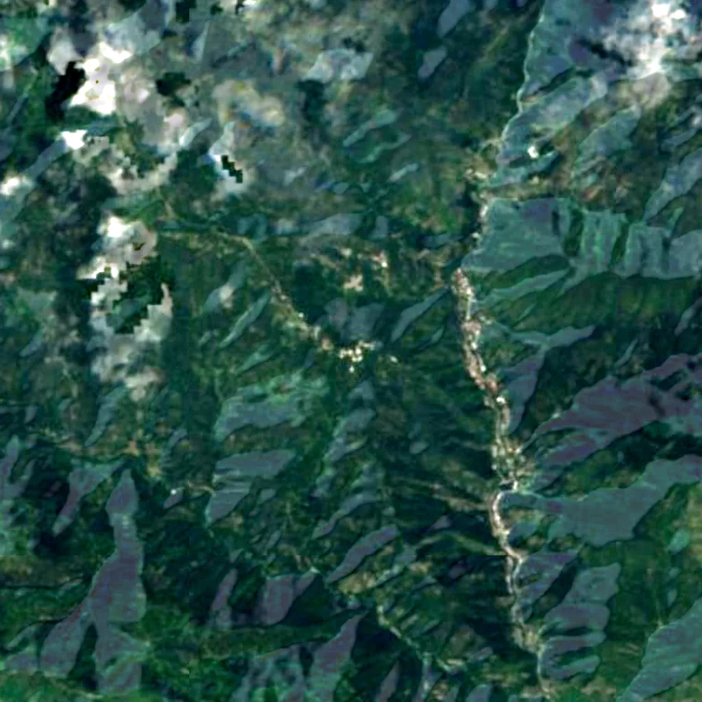 Georgian National Astrophysical Observatory seen from above (Sentinel-2)