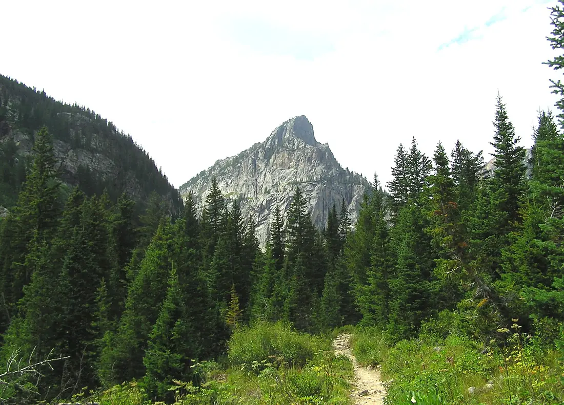CASCADE CANNYON TRAIL The Grand Teton - panoramio