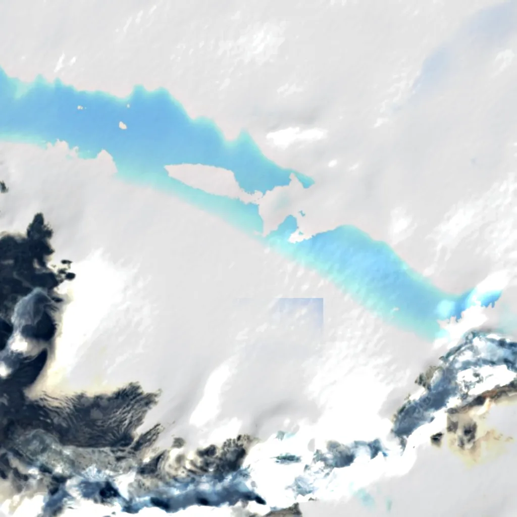 Grímsvötn seen from above (Sentinel-2)