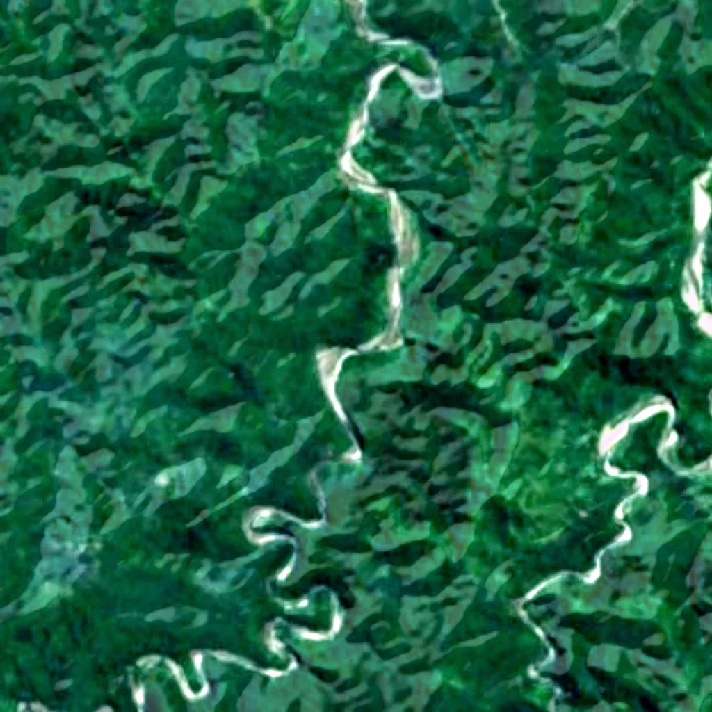 Guadalcanal seen from above (Sentinel-2)