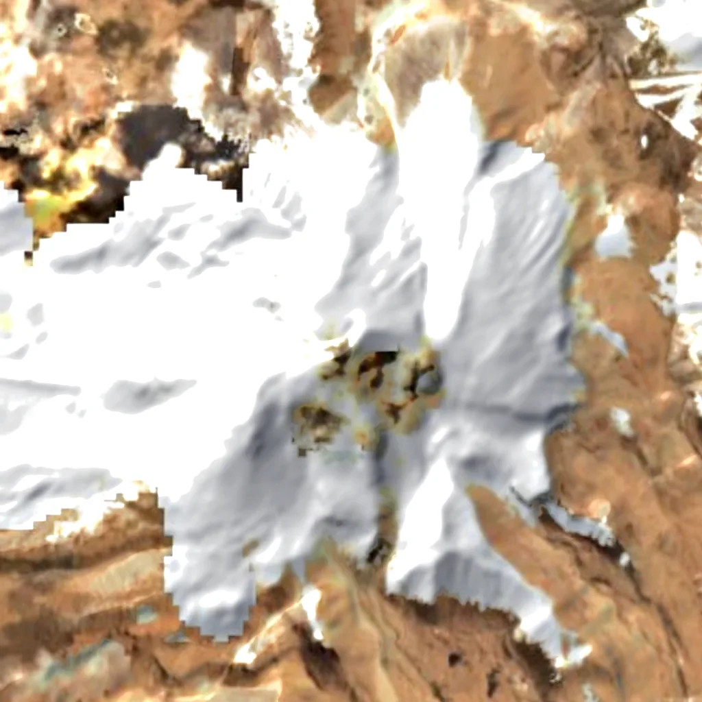 Guallatiri, Chile seen from above (Sentinel-2)