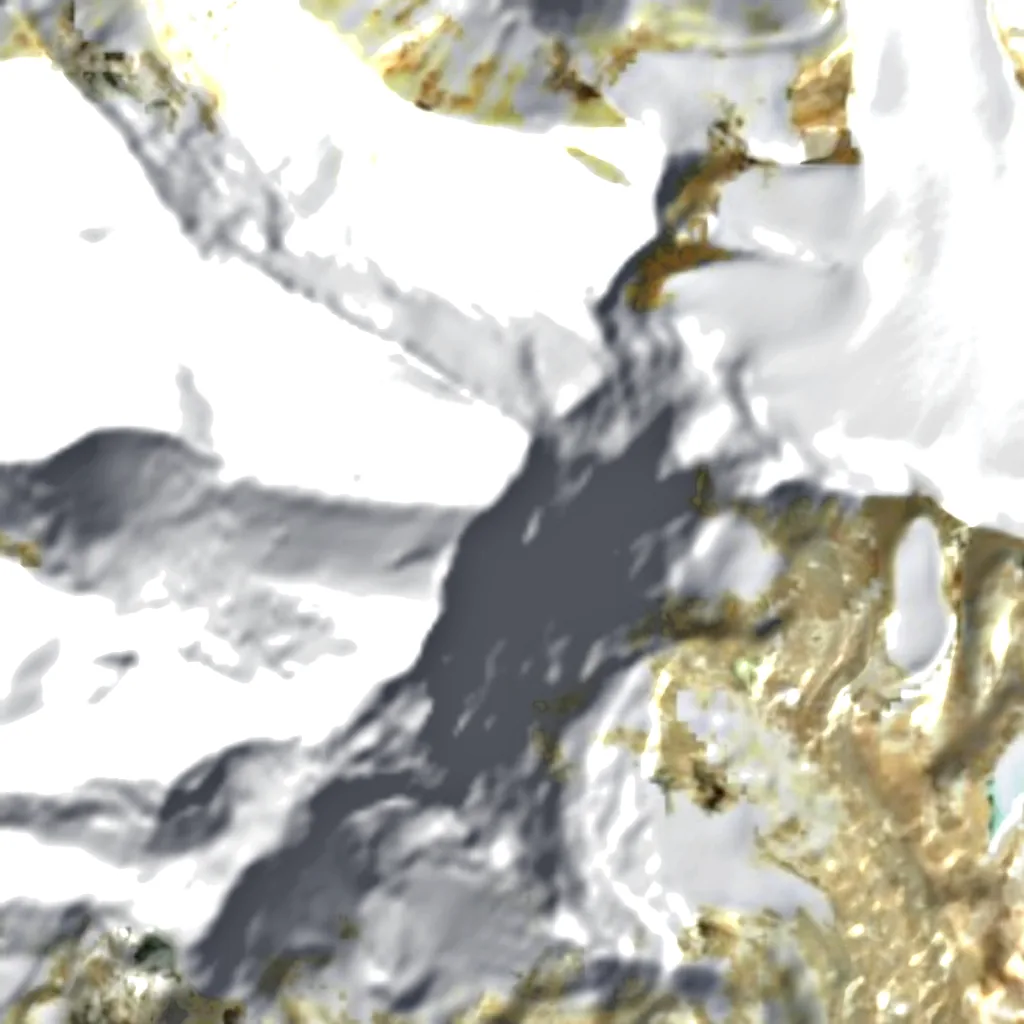 Gurla Mandhata seen from above (Sentinel-2)