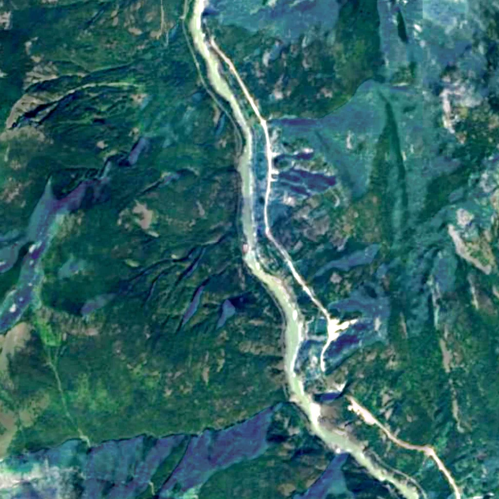 Hells Gate seen from above (Sentinel-2)
