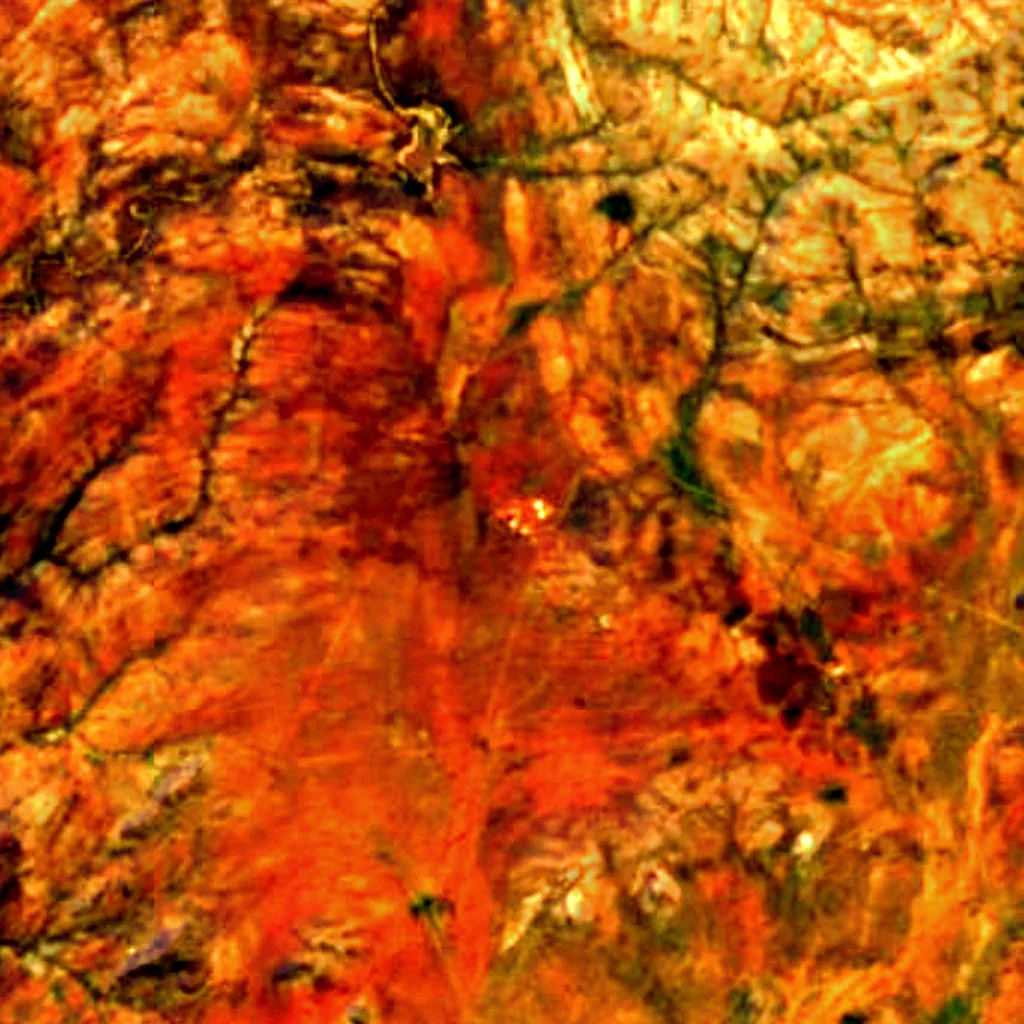 High Energy Stereoscopic System seen from above (Sentinel-2)