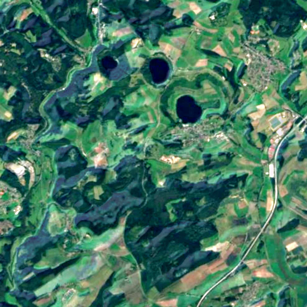 Hoher List Observatory seen from above (Sentinel-2)
