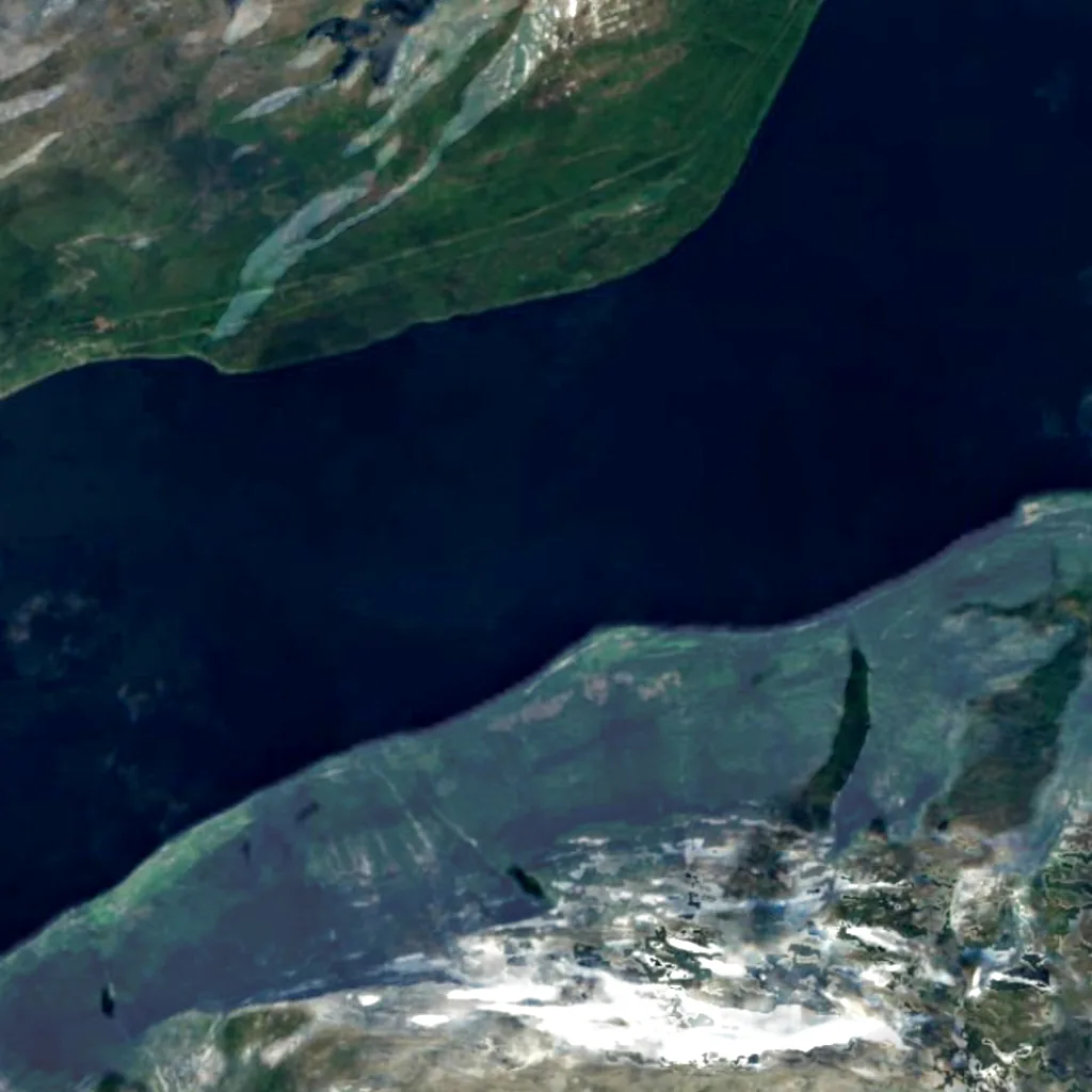 Hornindalsvatnet seen from above (Sentinel-2)