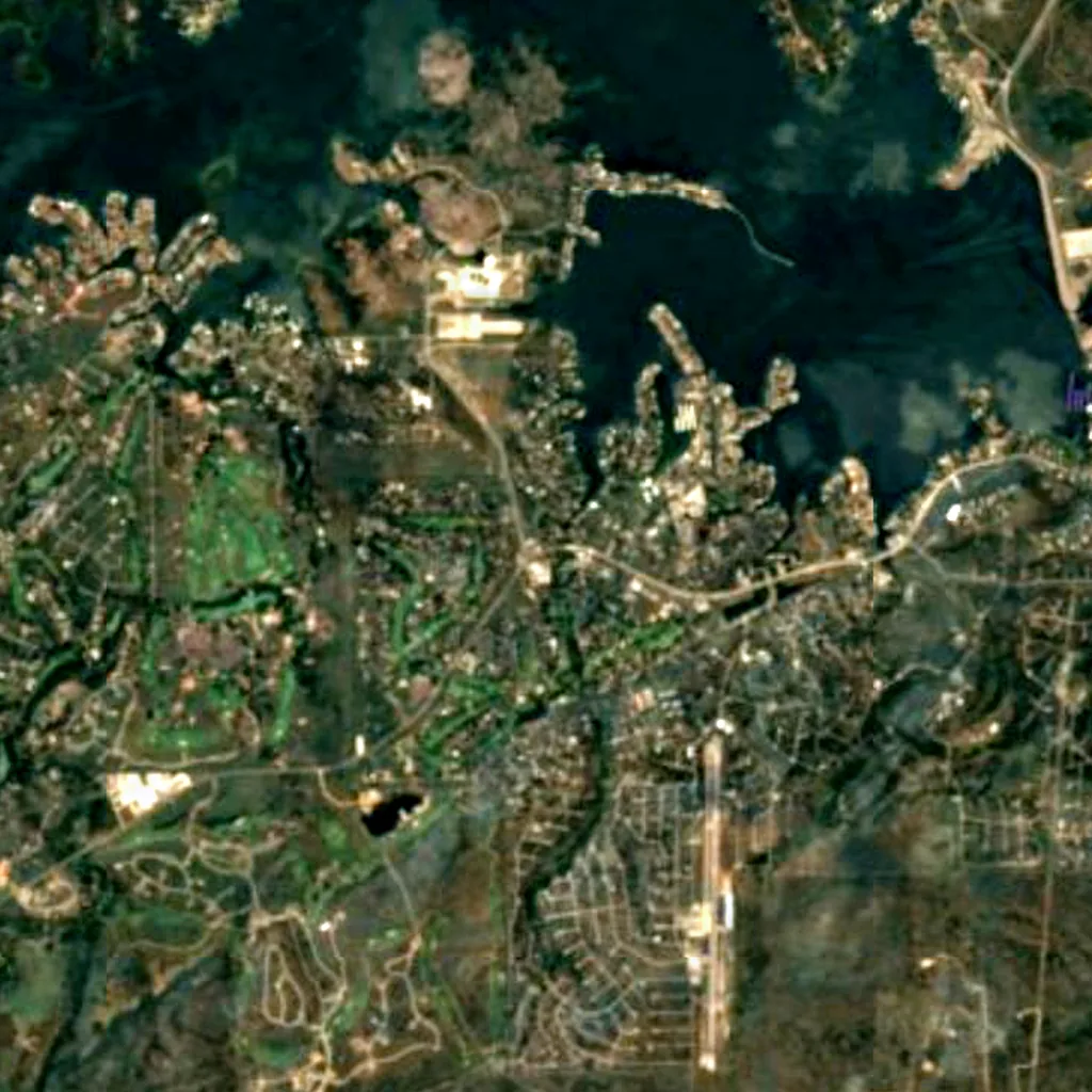 Horseshoe Bay seen from above (Sentinel-2)