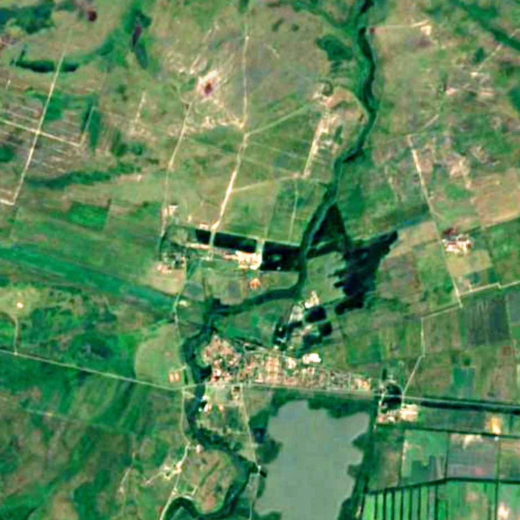 Hortobágy National Park seen from above (Sentinel-2)