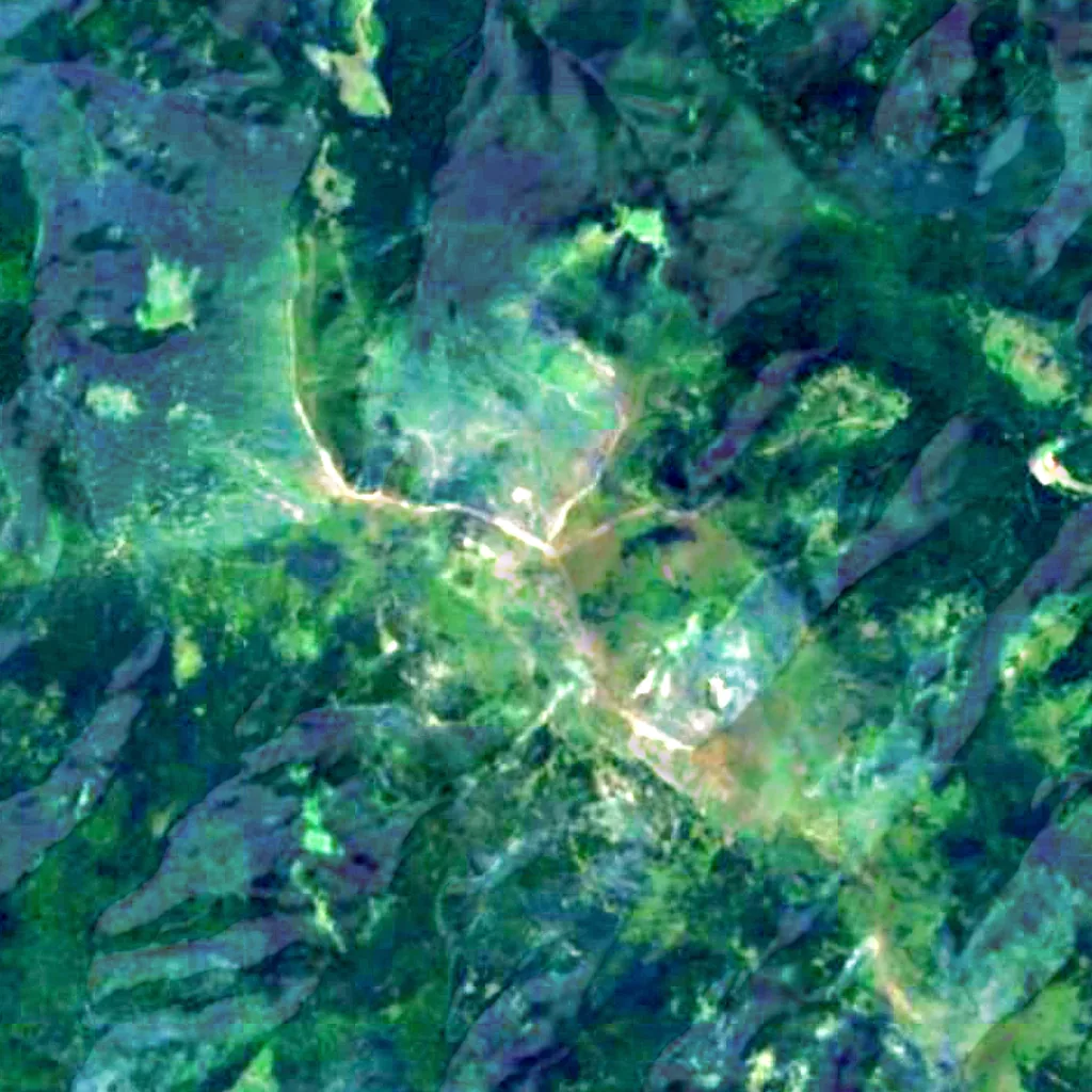 Hoverla seen from above (Sentinel-2)