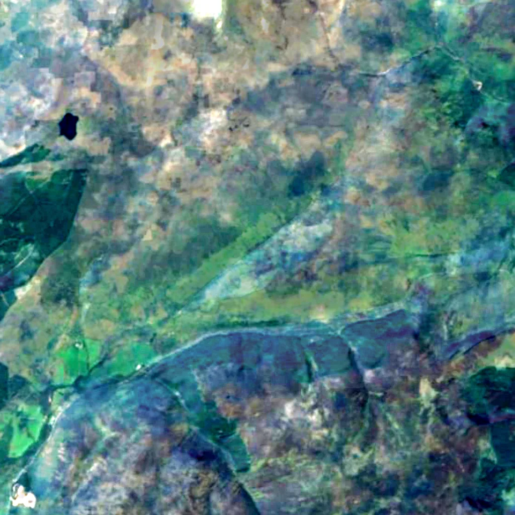 Isle of Arran seen from above (Sentinel-2)