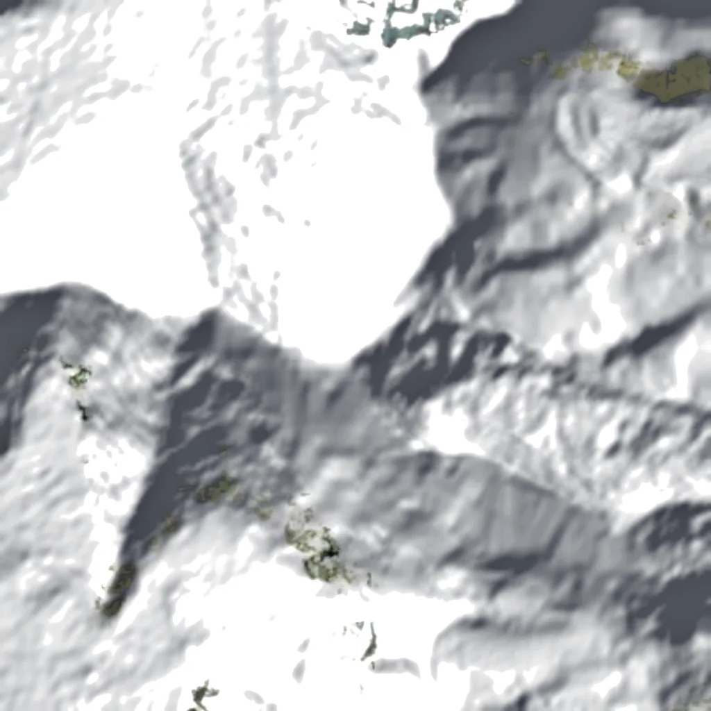 Ismoil Somoni Peak seen from above (Sentinel-2)
