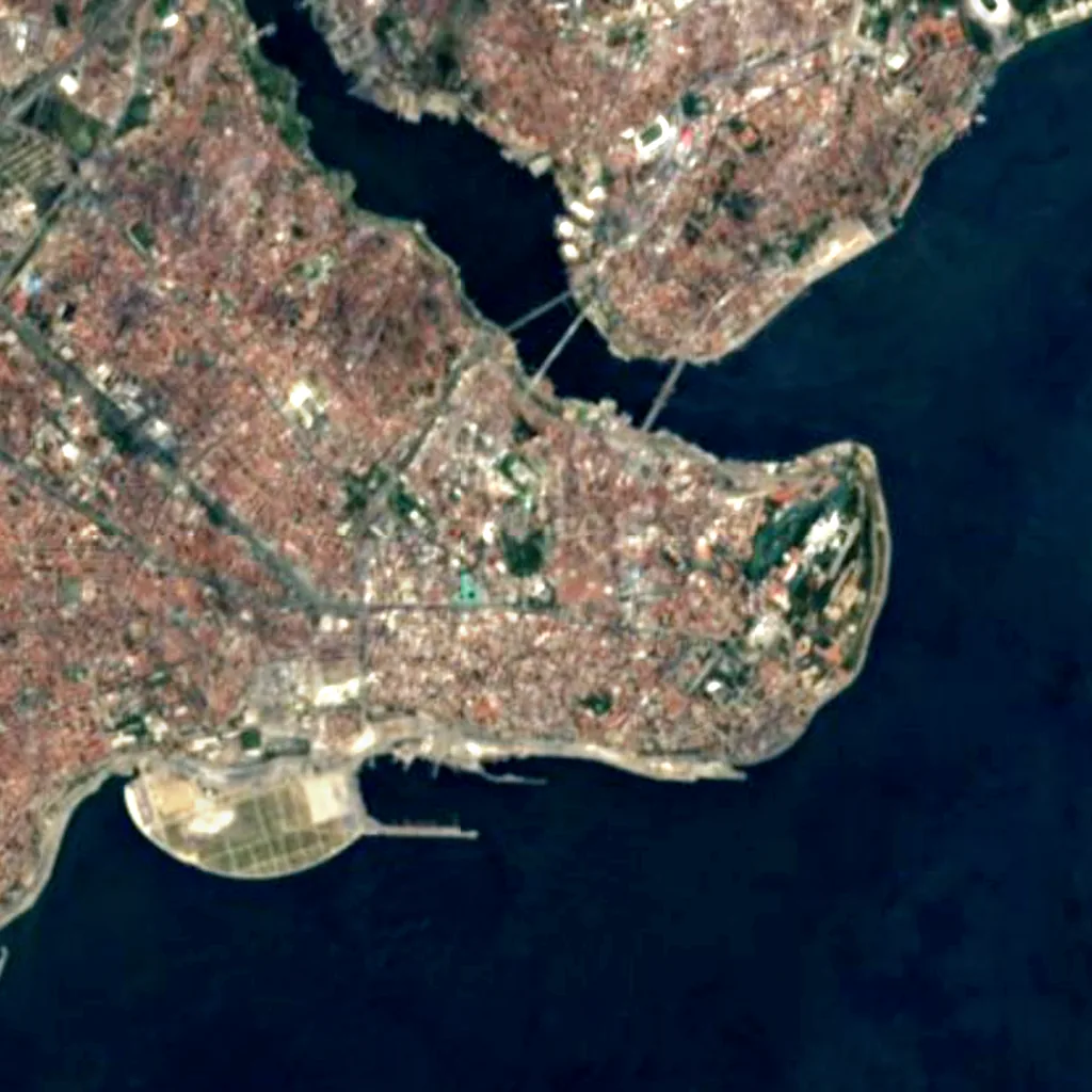 Istanbul University Observatory seen from above (Sentinel-2)