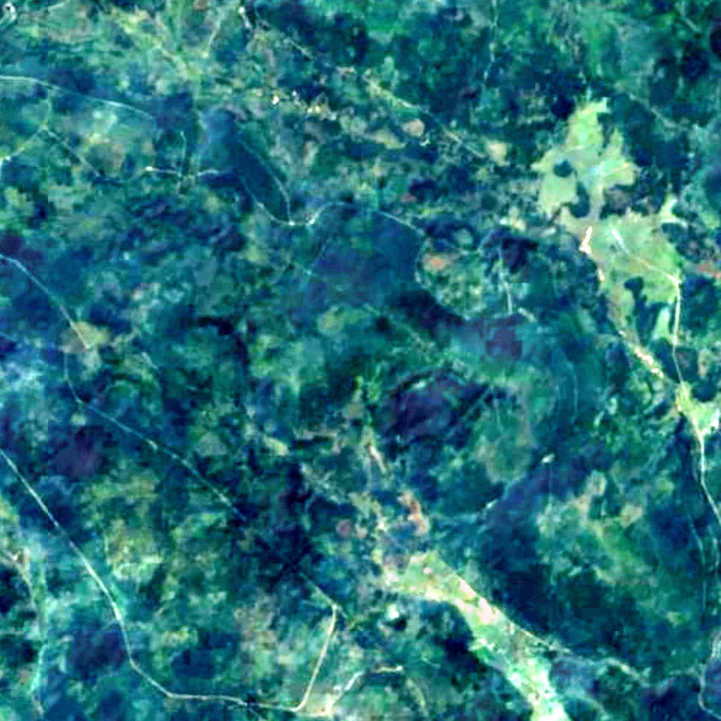 Izera Dark Sky Park seen from above (Sentinel-2)