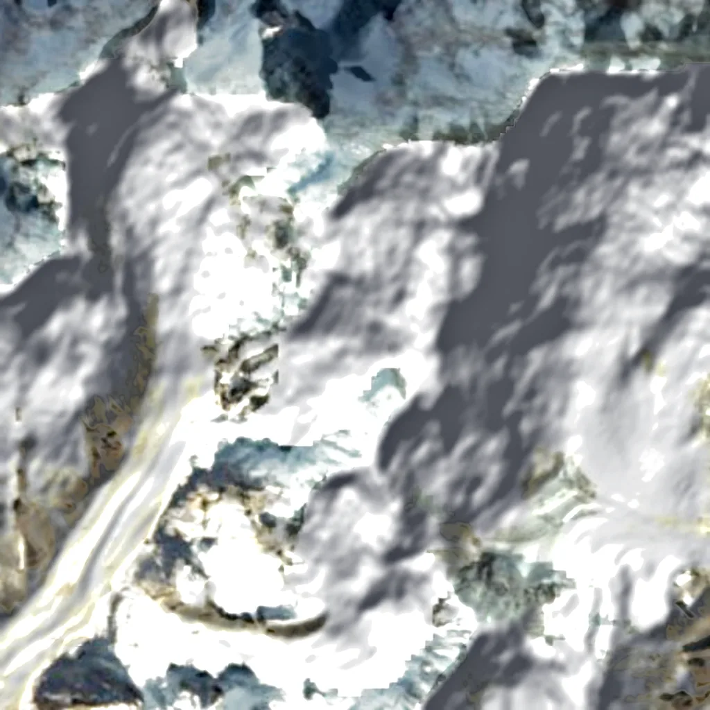 Jannu seen from above (Sentinel-2)