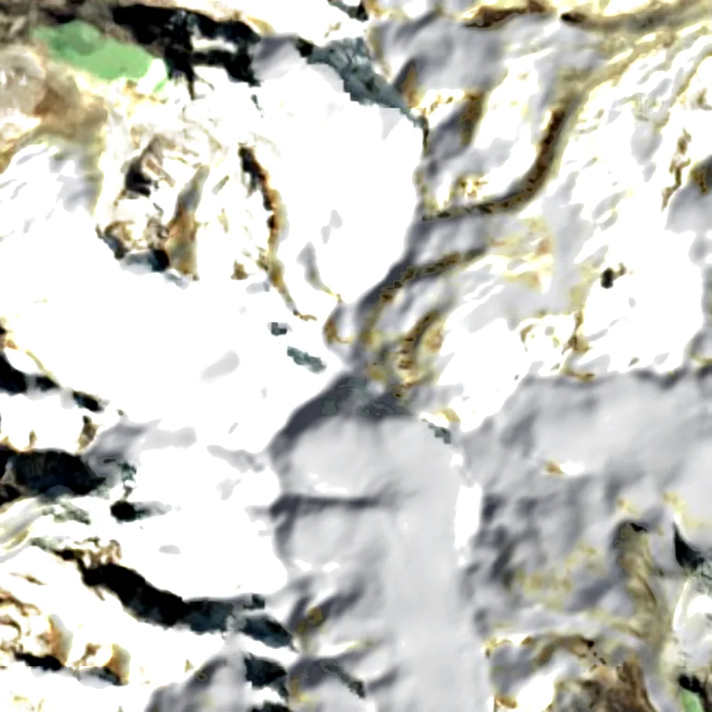 Janq'u Uma seen from above (Sentinel-2)