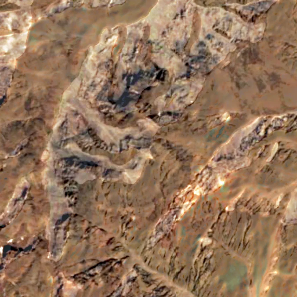 Jbel Toubkal seen from above (Sentinel-2)