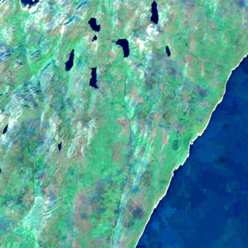 Jura seen from above (Sentinel-2)