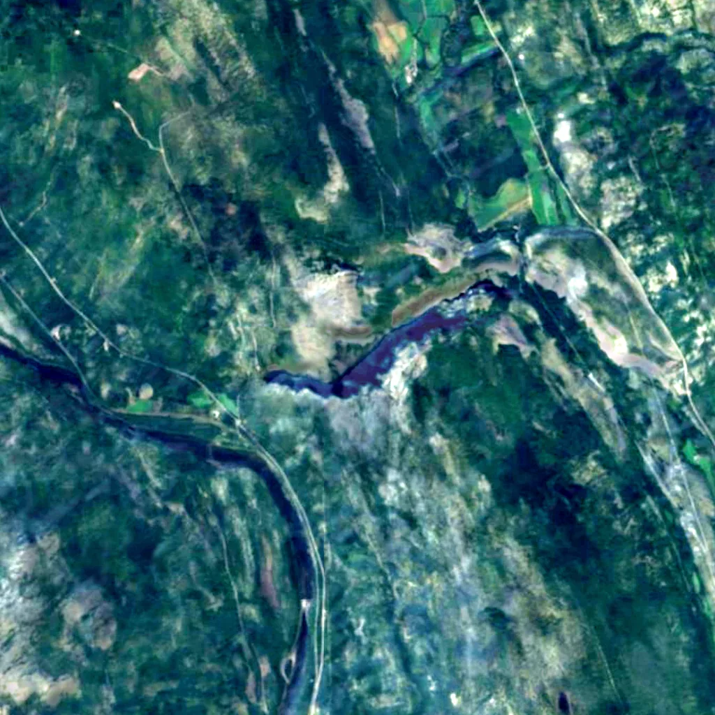 Jutulhogget seen from above (Sentinel-2)