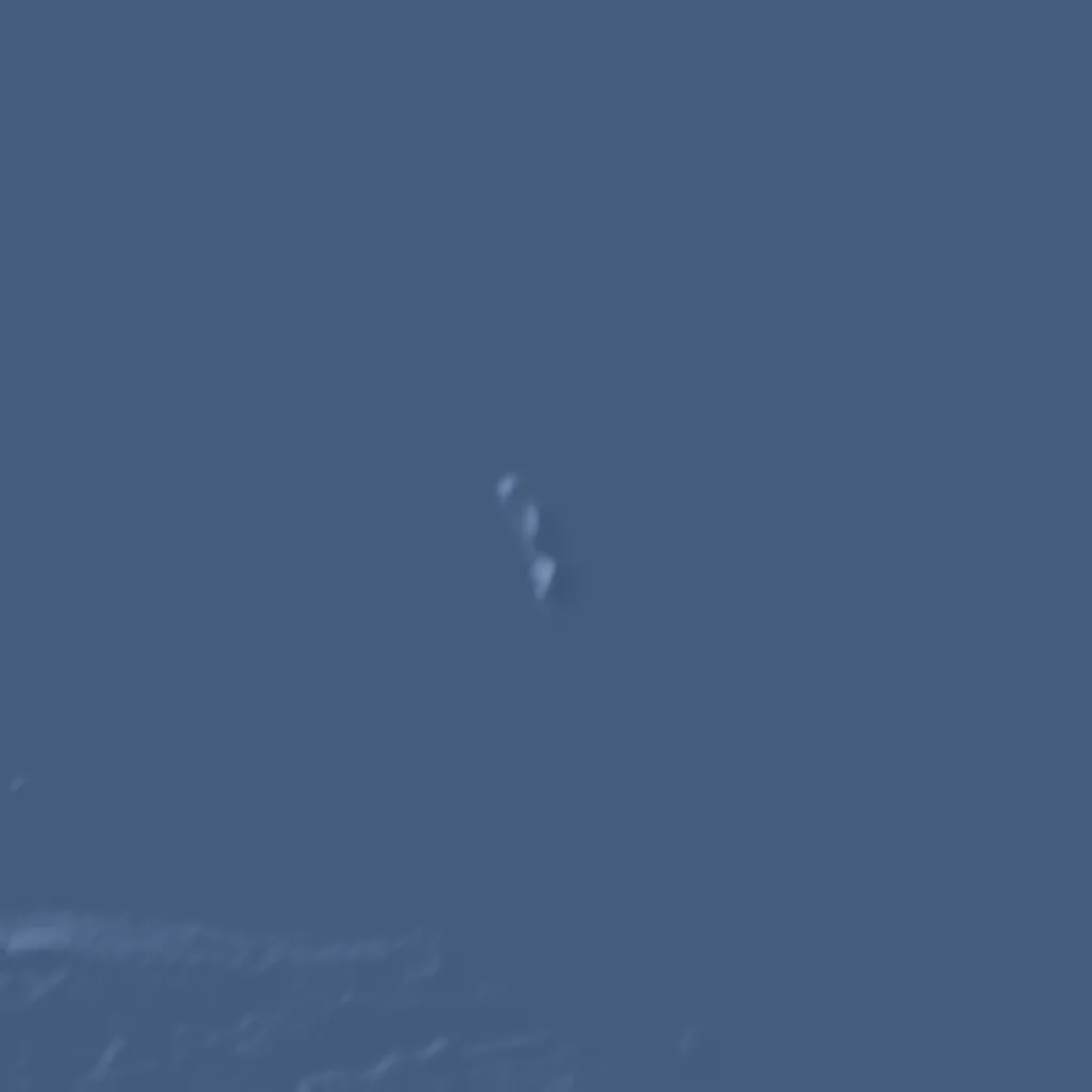 Kaffeklubben Island seen from above (Sentinel-2)