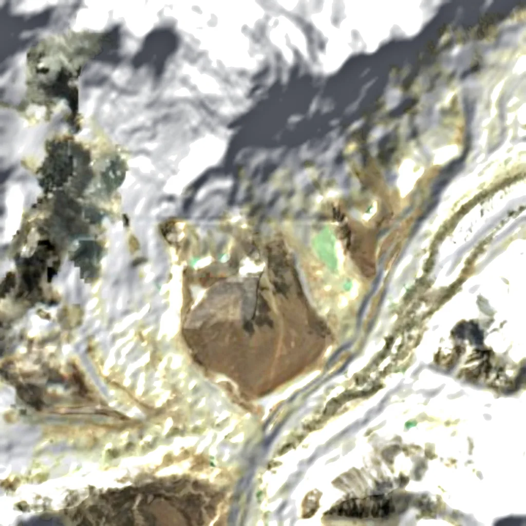 Kala Patthar seen from above (Sentinel-2)