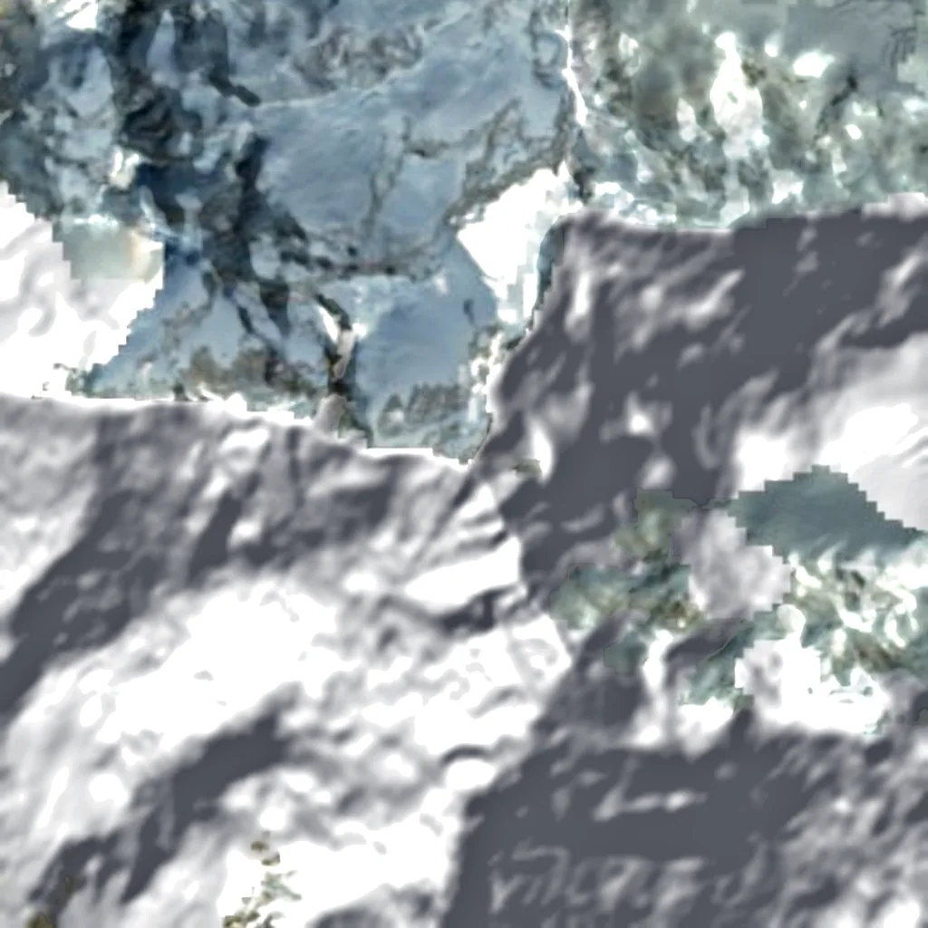Kanchenjunga seen from above (Sentinel-2)