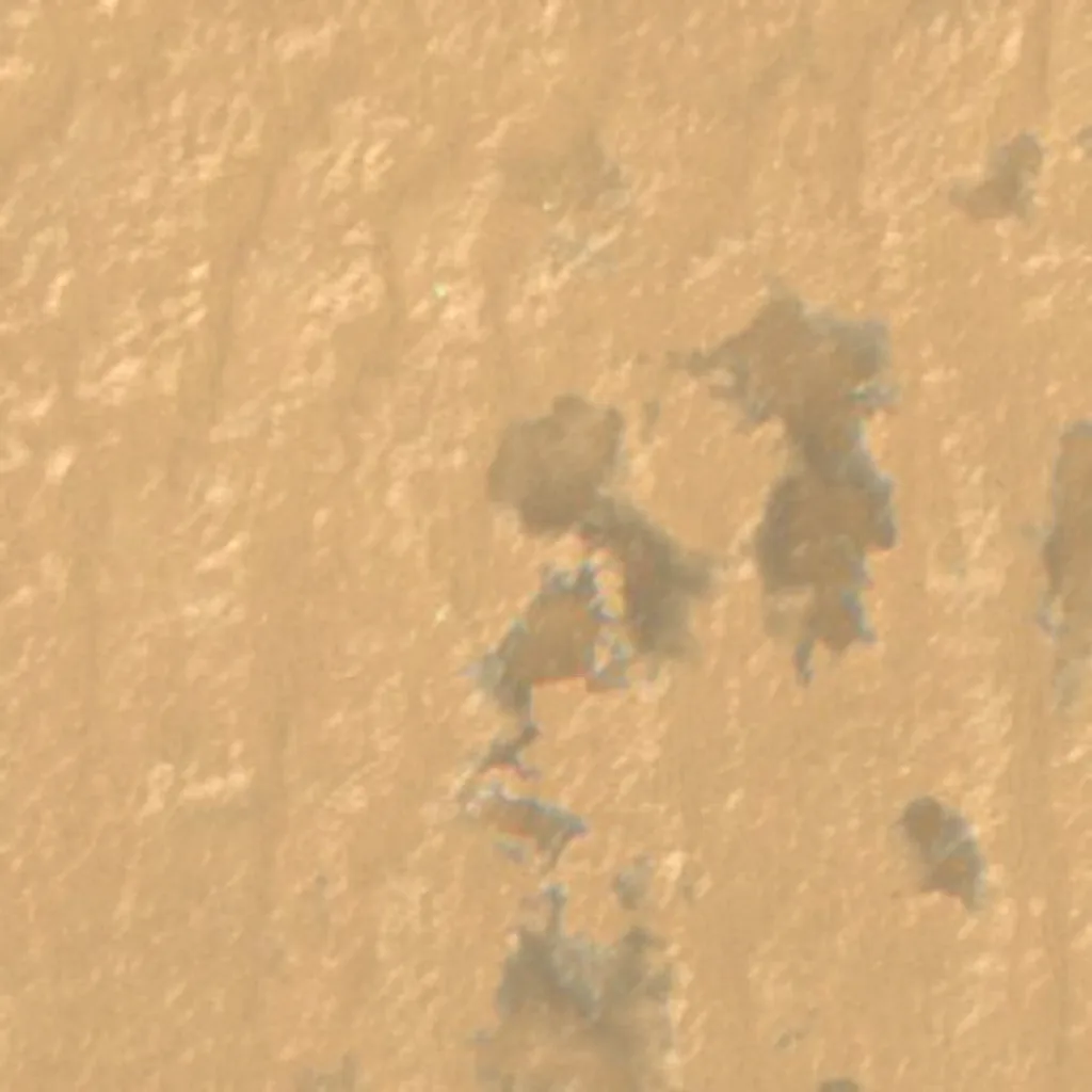 Karakum Desert seen from above (Sentinel-2)