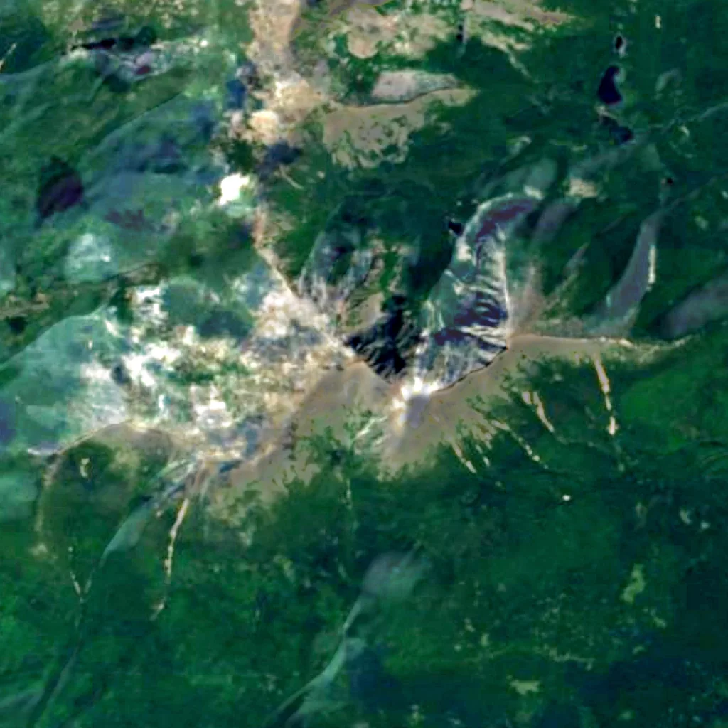 Katahdin seen from above (Sentinel-2)