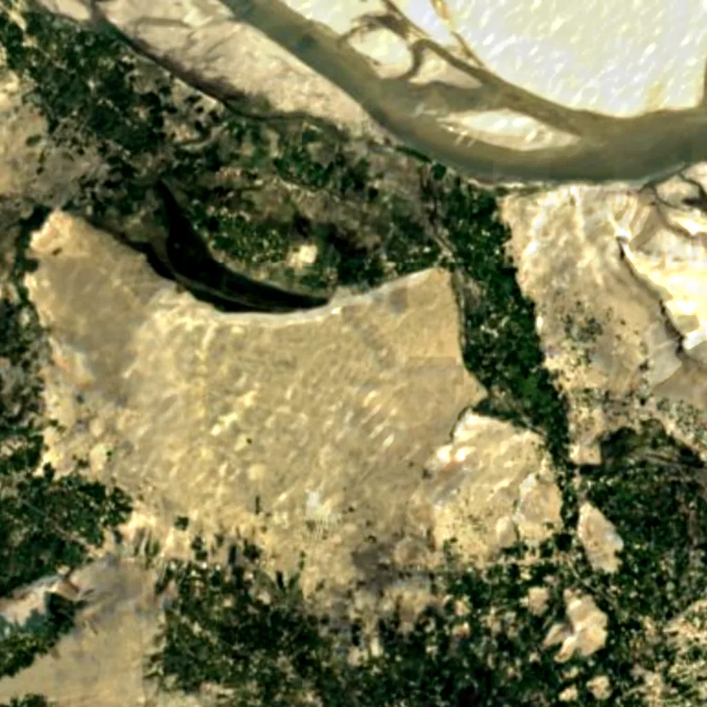 Katpana Desert seen from above (Sentinel-2)