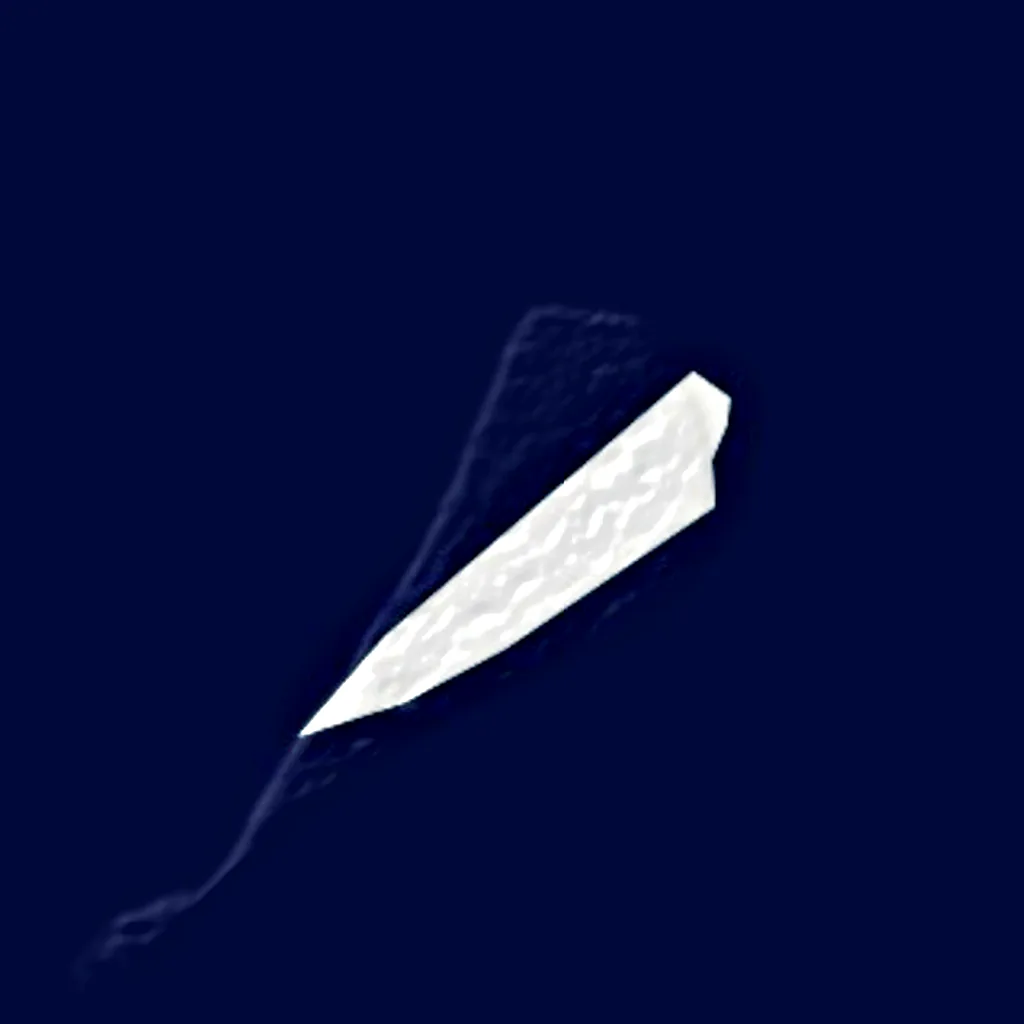 Kavaratti seen from above (Sentinel-2)