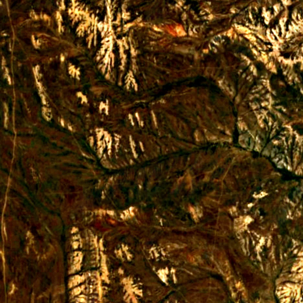 Kazakh semi-desert seen from above (Sentinel-2)