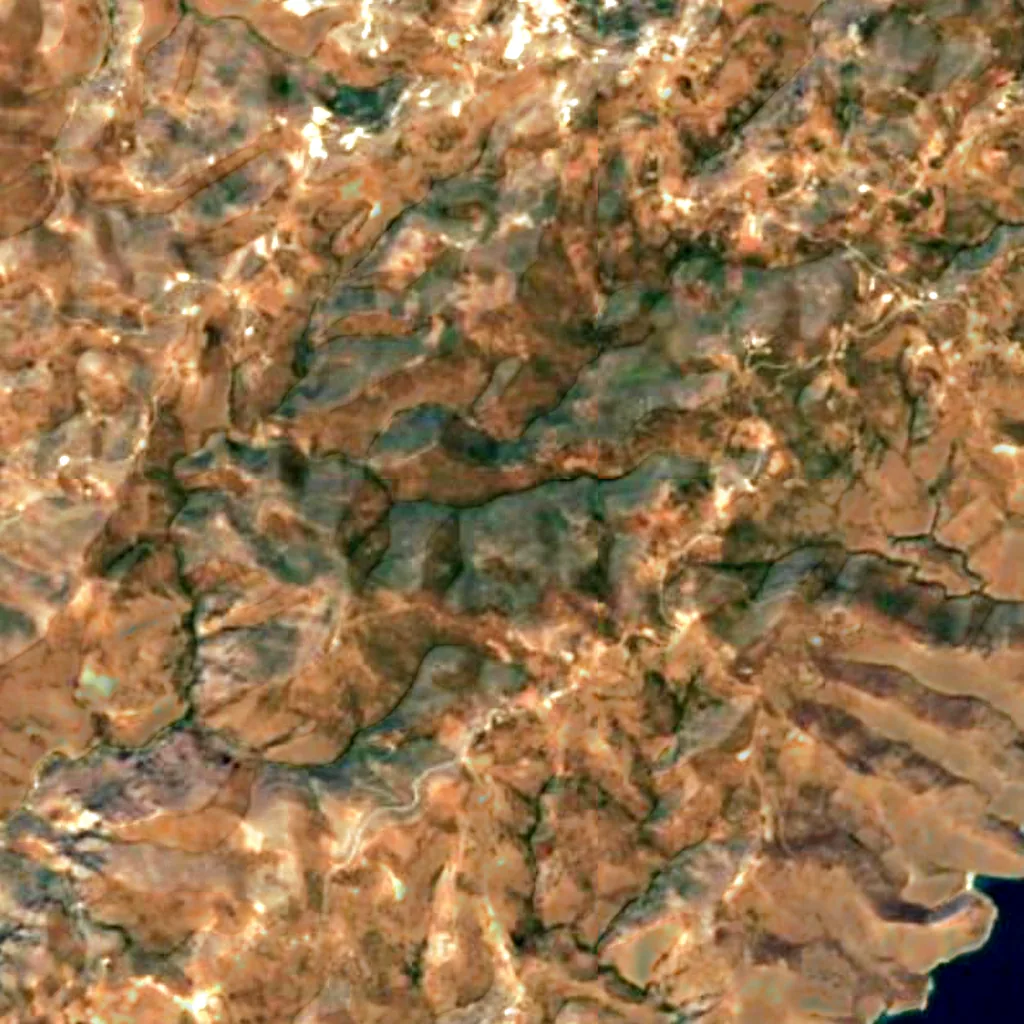 Kea seen from above (Sentinel-2)