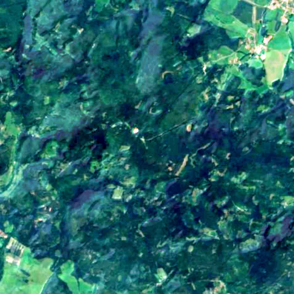 Kleť Observatory seen from above (Sentinel-2)