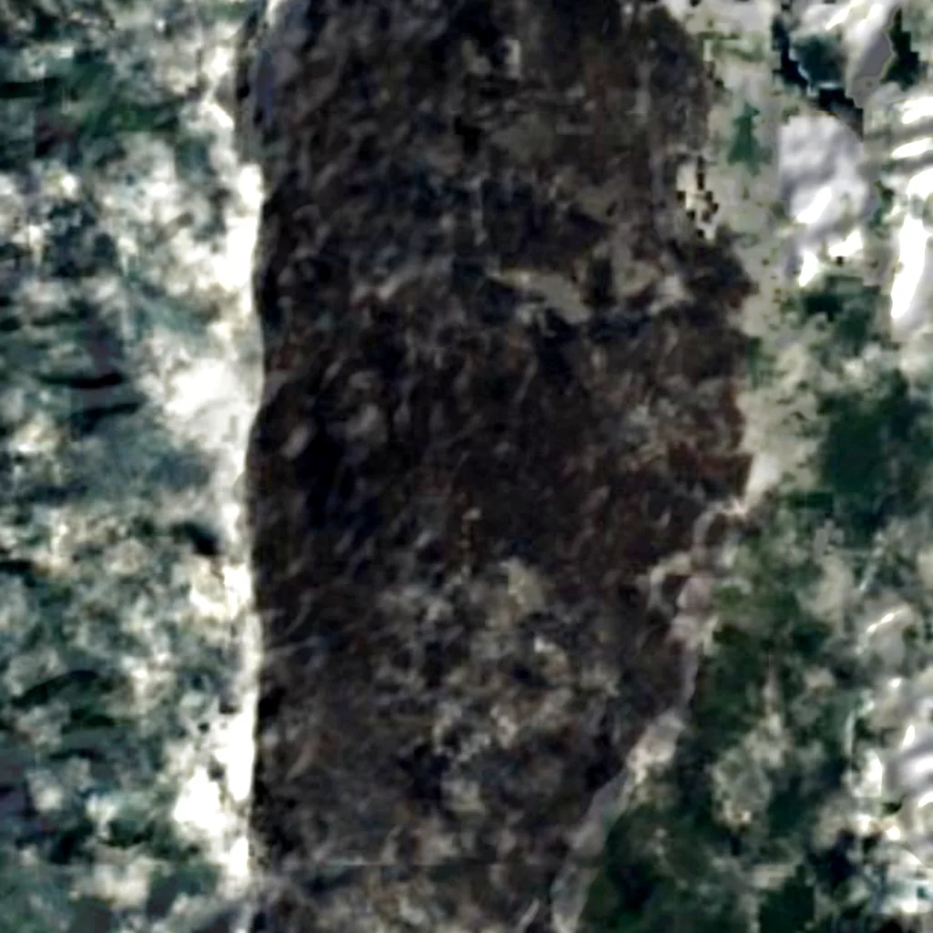Kukenán Tepuy seen from above (Sentinel-2)
