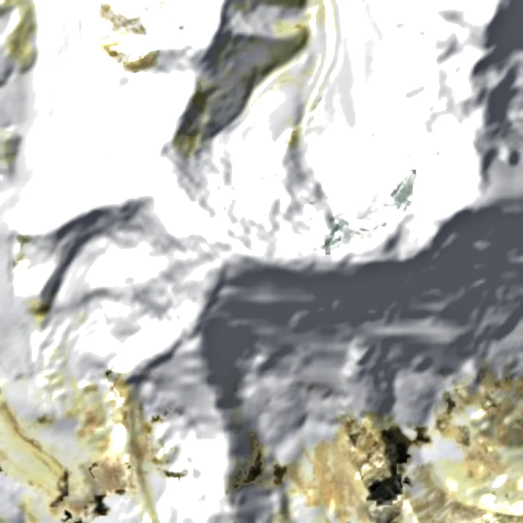 Kula Kangri seen from above (Sentinel-2)